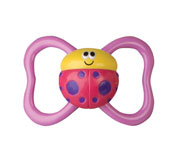 1 Nuby Paci-Flyers Mariquita 6-18M