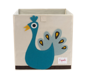 Peacock Storage Bin