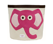 Pink Elephant Storage Bin