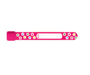 Pulsera ID InfobandTM Flores Rosa