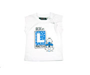 Camiseta Beb� en Pr�cticas Topos Azul