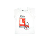 Camiseta Beb� en Pr�cticas Flores Roja