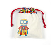 Bolsa Merienda Super H�roe Personalizada