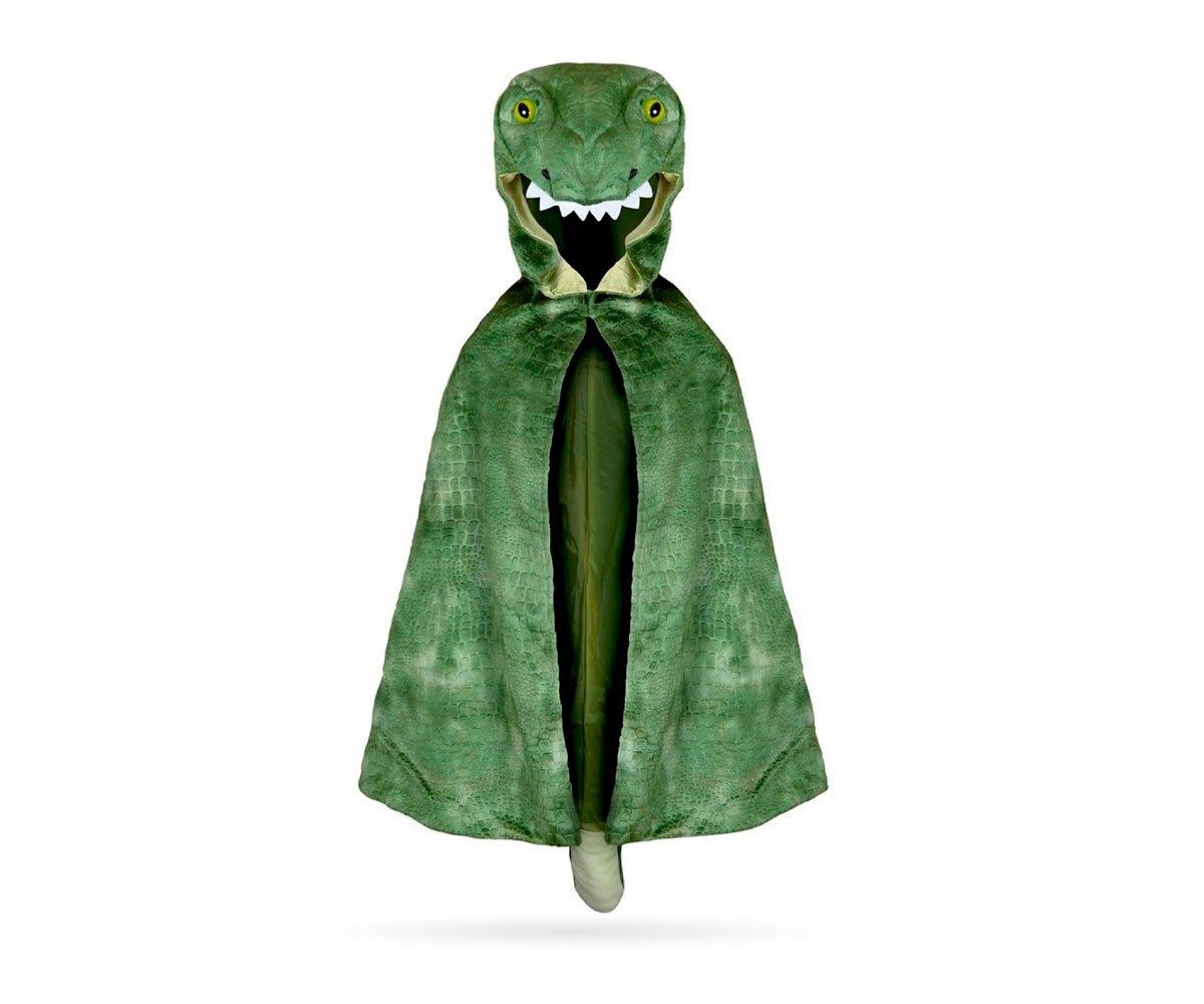 Disfraz Capa  T-Rex Verde 4-5 Aos