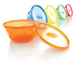 6 Bowls 6 Lids Wash or Toss