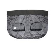 7 A.M. Metallic Silver DUO Stroller Blanket
