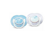 2 Soothers Avent Night 3-6M