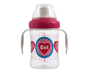 Vasito Antiderrame Girl Fucsia