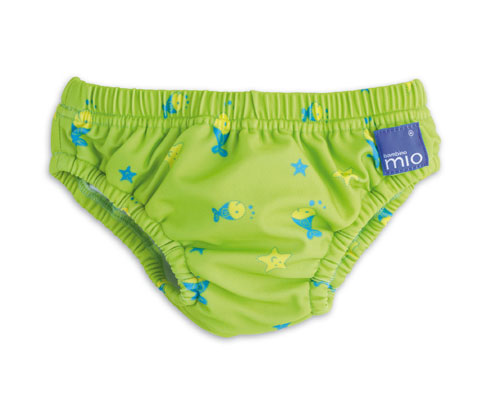 Swim Nappy Fish Green