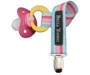 BT Snow Cone Stripe Soother Chain