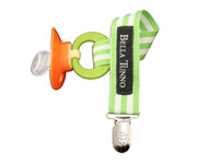BT Limeade Stripes Soother Clip