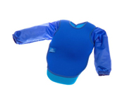 Bavaglio con Maniche Bibetta Neoprene Azzurro