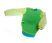 Bavaglio con Maniche Bibetta Neoprene Verde