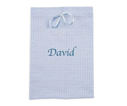 Bolsa Merienda Azul Cuadros