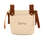Bolso Carricoche Pana Beige y Chocolate