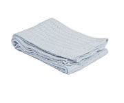 Manta Espiga Algod�n Azul