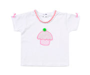 Camiseta Cupcake Rosa