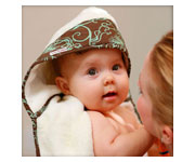 Baby Mint Chocolate Bath Cape