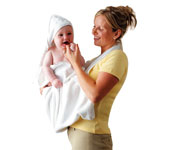 Clevamama Bath Cape White