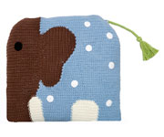 Cuscino Elefante Wilfred Azzurro