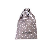 Bolsa Merienda Personalizada Stars Gris