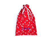 Bolsa Merienda Personalizada Stars Roja