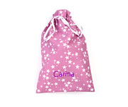 Bolsa Merienda Personalizada Stars Malva