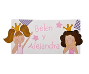 Twin Princesses Names Board C11.2