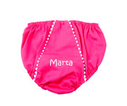 Culotte Pique Fucsia con Ribete Blanco