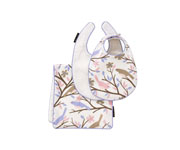 Set Baberos y Toallita Babitas Sparrow Lilac