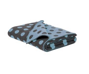Manta Polka Dot Chocolate/Azul