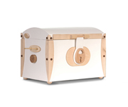 Large White Toy Chest