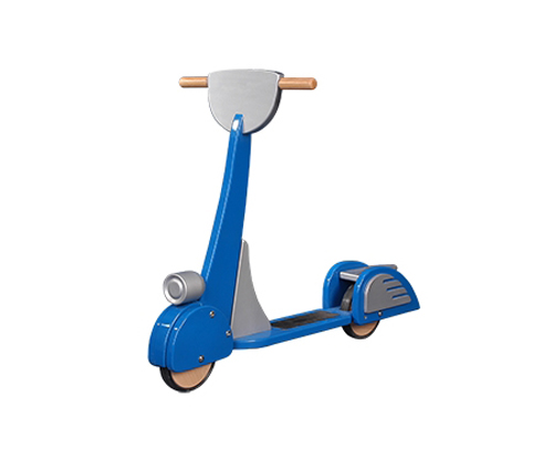 Blue Vespa Scooters