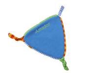 Blue Cloth Personalised Soother Clip