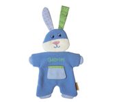 HABA Blue Bunny Personalised Soother Clip