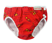 Red Swim Nappy