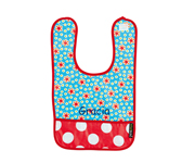 Blue Flowers B20 Personalised Bib