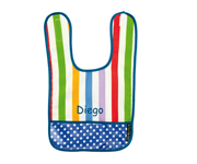Rainbow B14 Personalised Bib