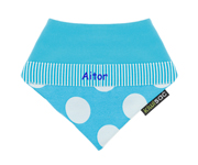 Blue Dots Q18 Personalised Dribbler
