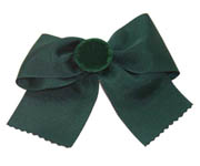 Green Bow Scrunchie L001