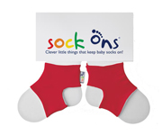 Sock On 6-12M Rojos