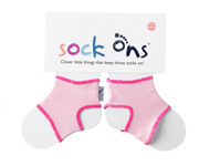Sock Ons�  0-6M Classic Rosa