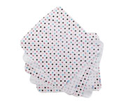 Pink Polkadots Muslin Cloth Set