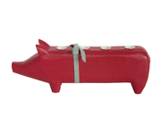 Red Little Pig Candle Holder