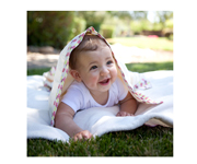 Manta Suave Swirls Girl Personalizable
