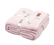 Manta Cuna/Cama Punto Rosa Personalizable