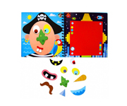Crazy Faces Magnetic Book