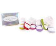 MaryJanes Metallic Socks 0-12m