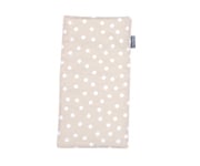 Personalisable Beige Dots Pique Cotton Towel