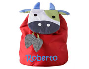 Mochila Milko Rojo Personalizable
